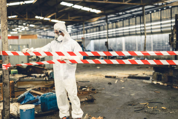Professional Trauma Scene Cleanup technician working in Simi Valley, CA